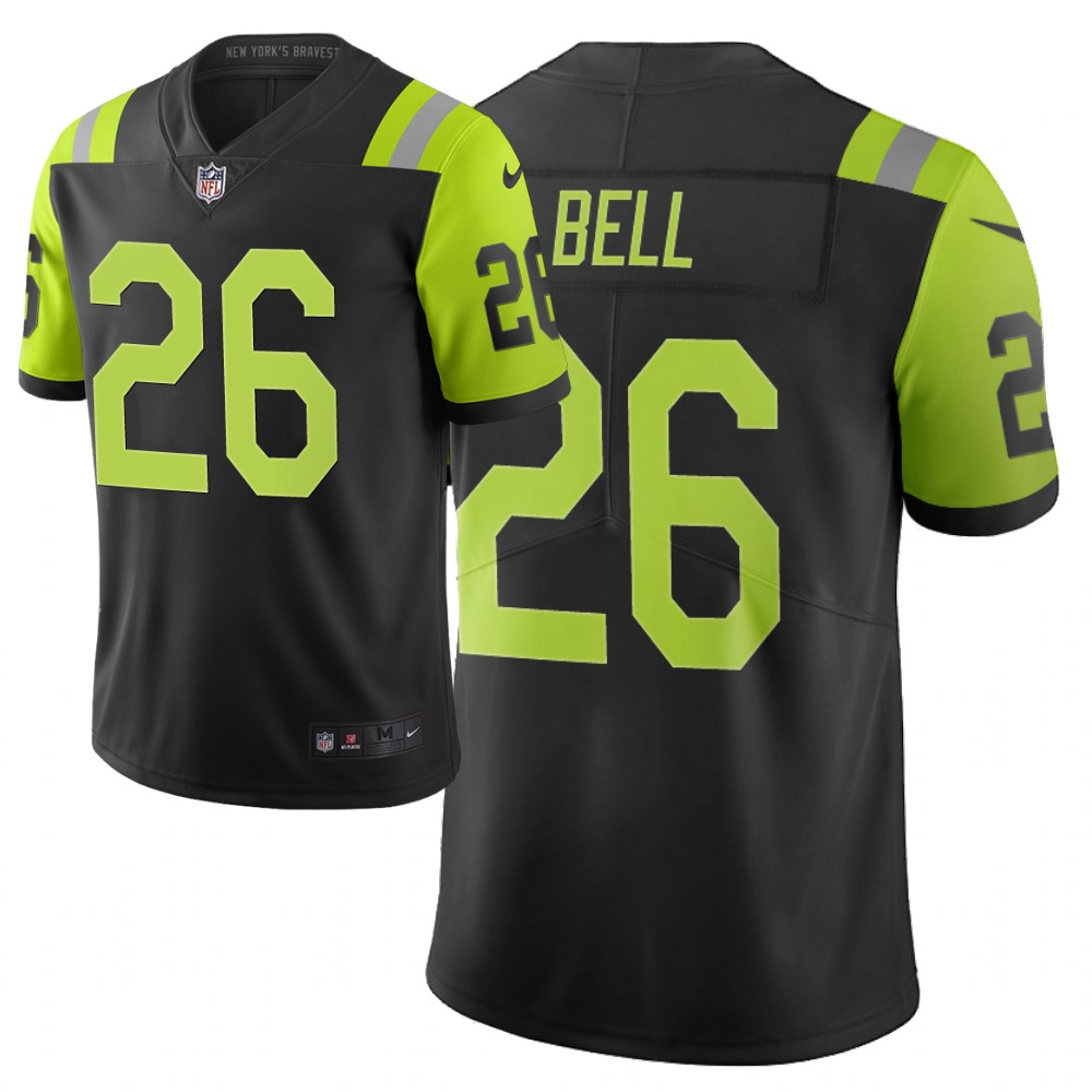 Men Nike NFL Pittsburgh Steelers #26 bell jets Limited city edition black green jersey->houston texans->NFL Jersey
